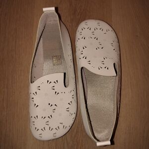 Chic White Women's Slip-On Loafers